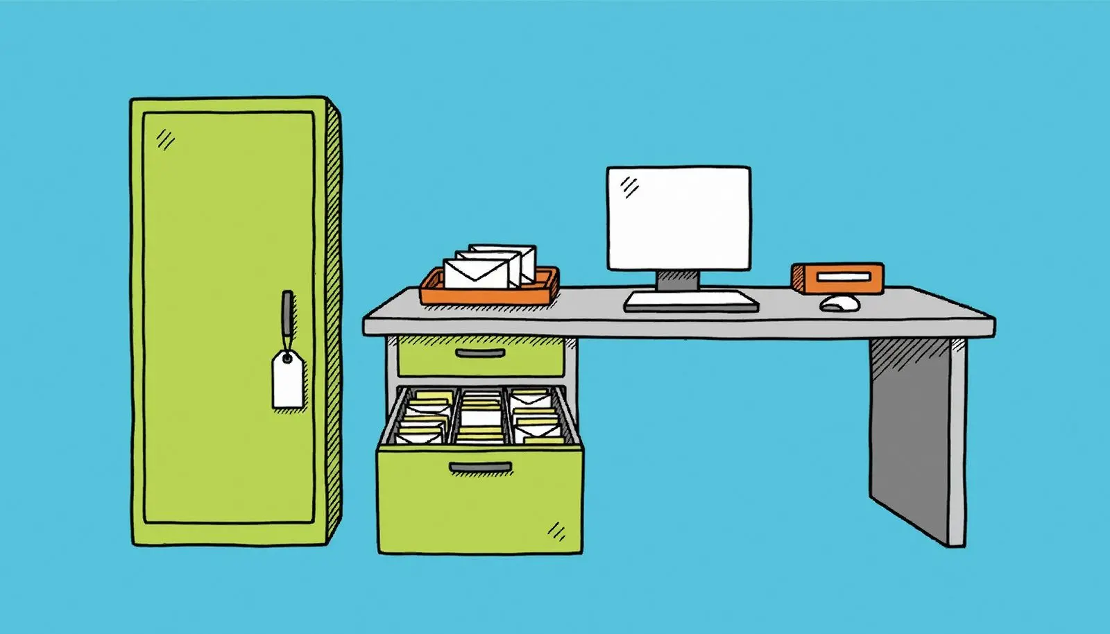 Your old mail goes under a label of its own, away from today