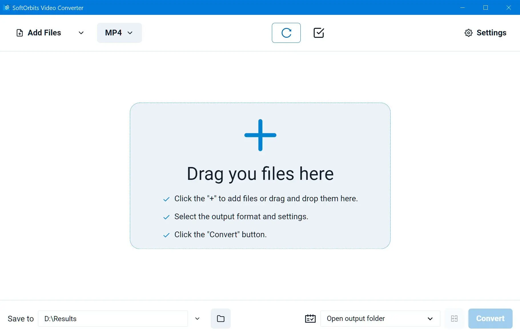 Upload MP4 Files.