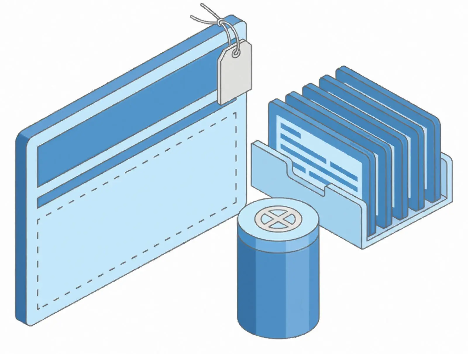 Half-recovered mail is kept and labeled, not quietly dropped.