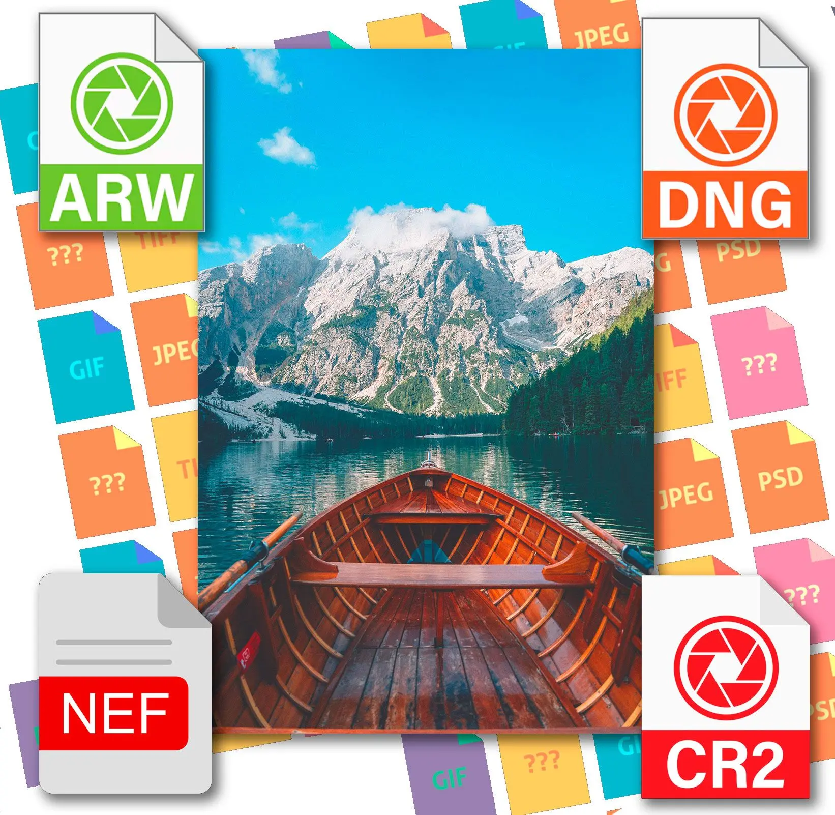 Supports 20+ RAW formats from 1000+ digital cameras..