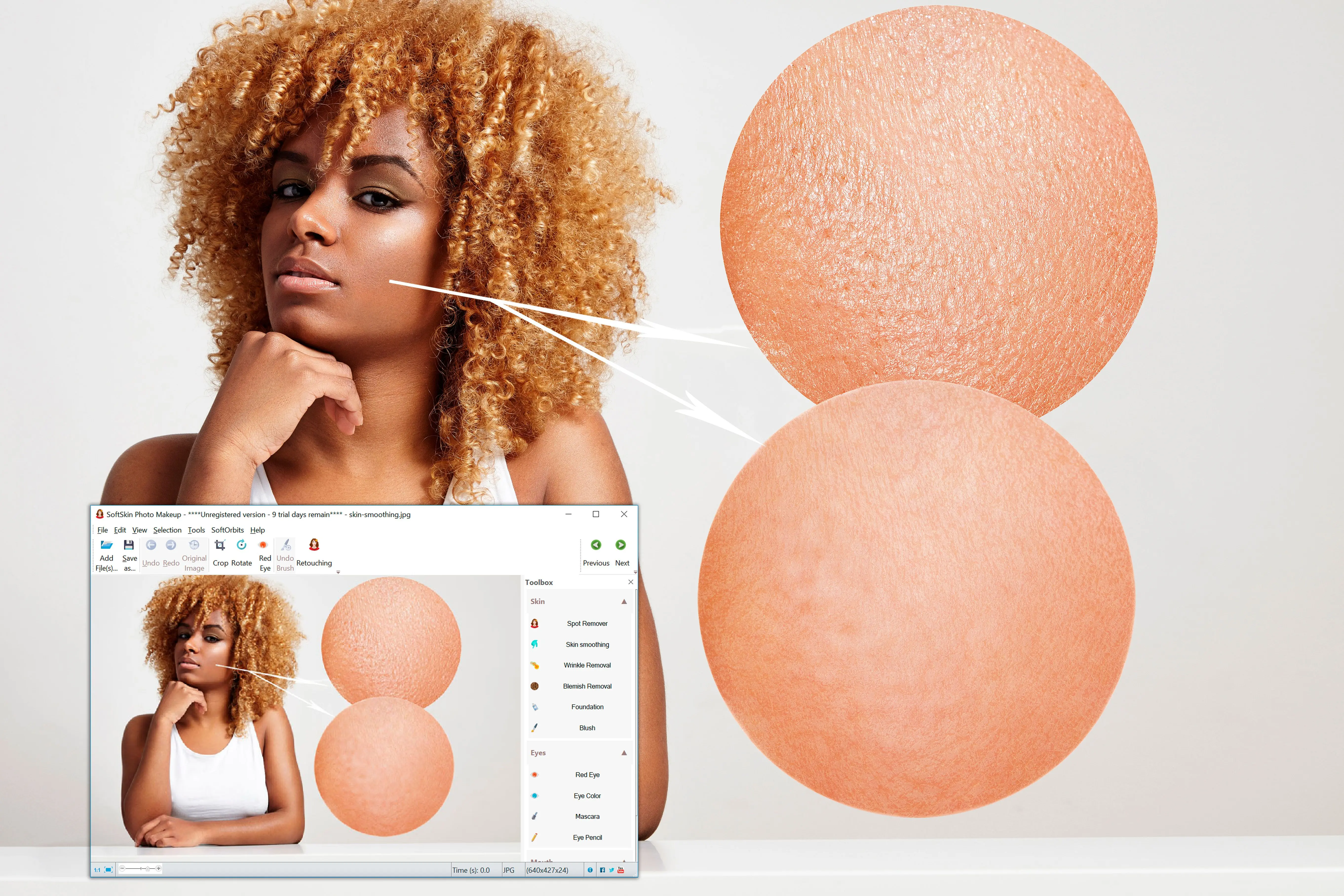 Skin Smoothing.