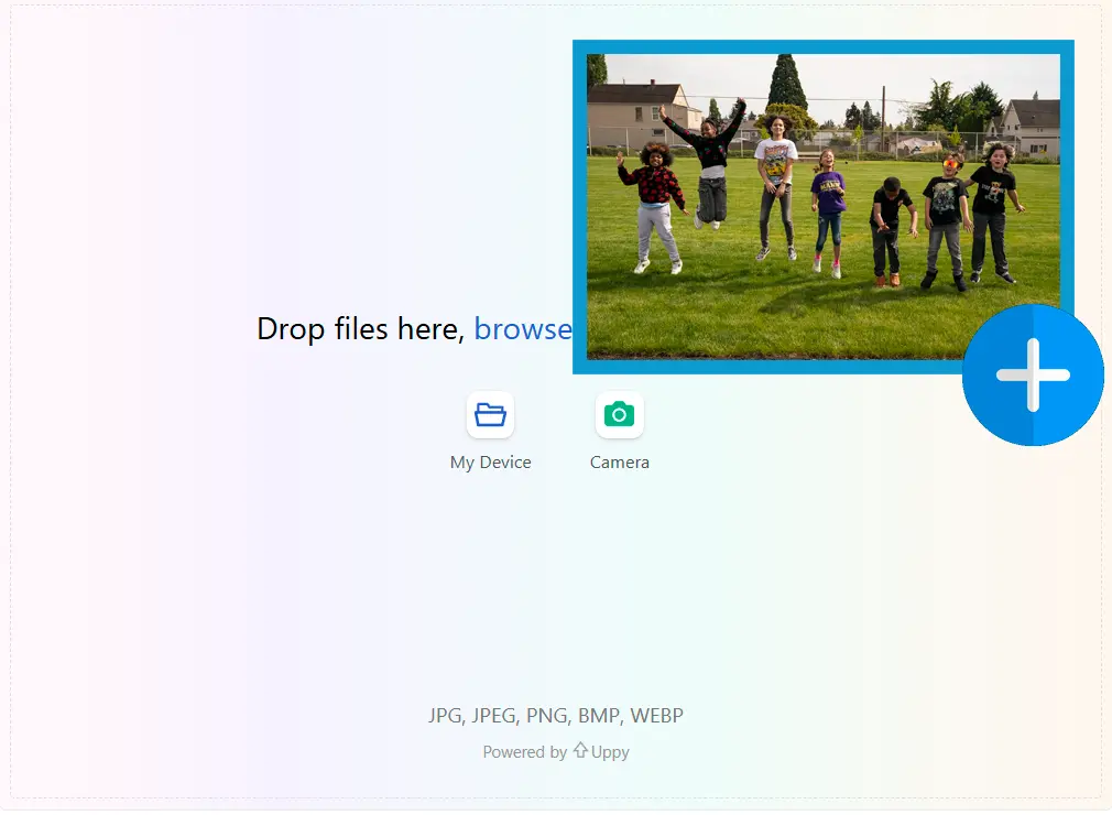 Upload a Reference Image.