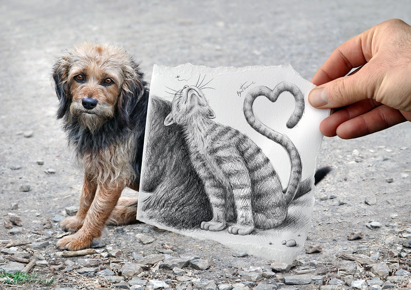 Ben Heine Photo to Sketch 3