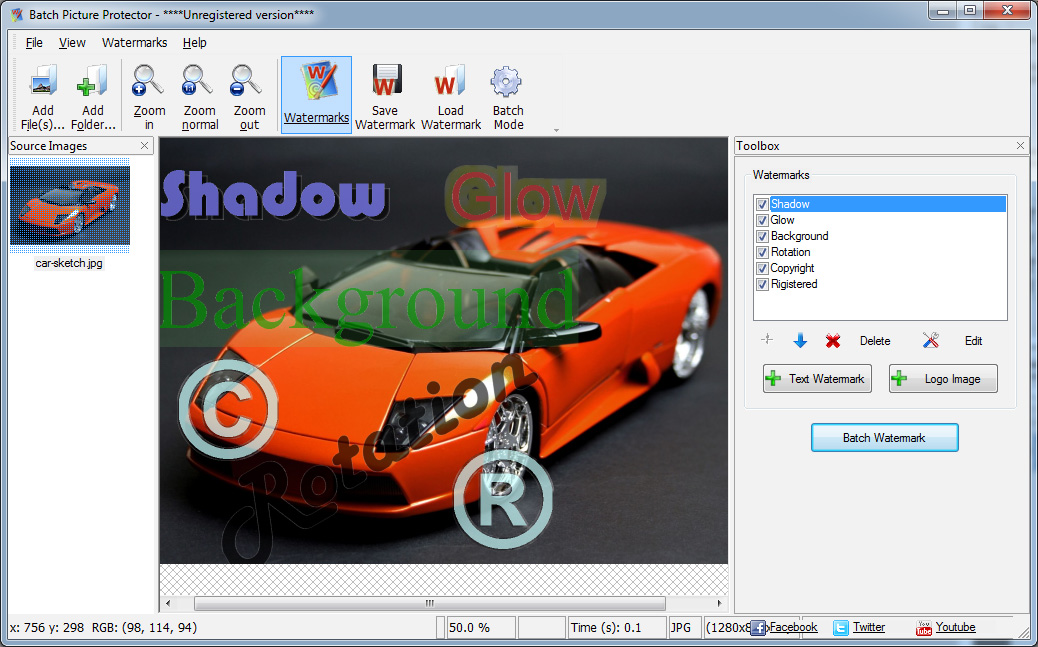 can you batch watermark photos in smugmug