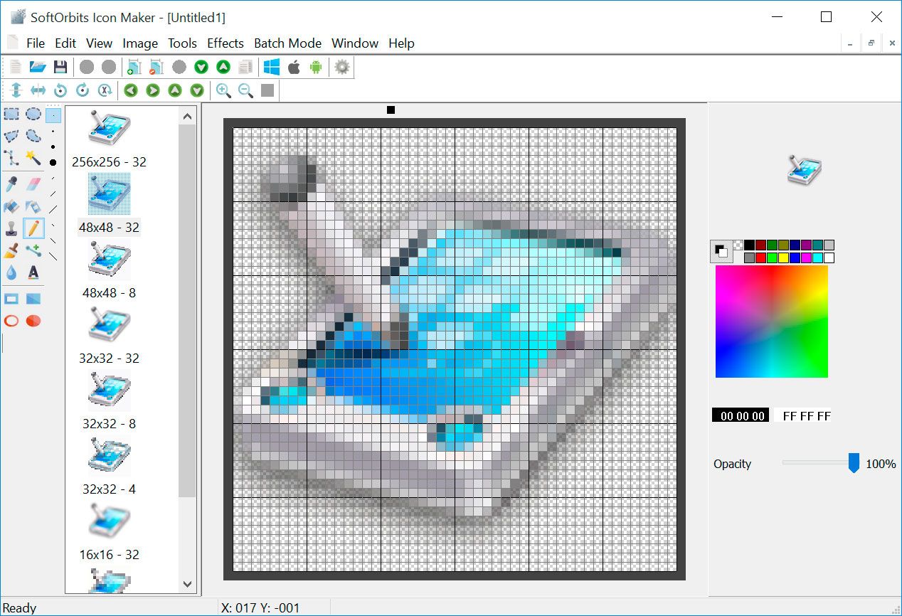 SoftOrbits Icon Maker Screenshot.