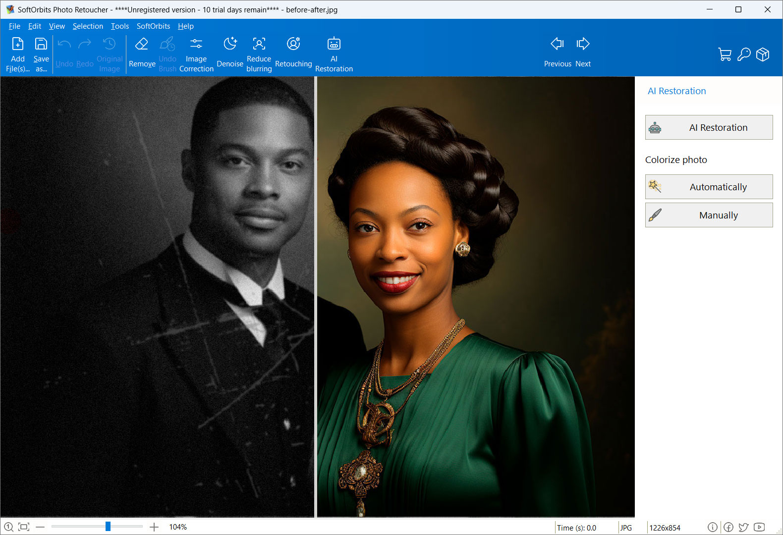 Old Photo Restoration Software - Free Download